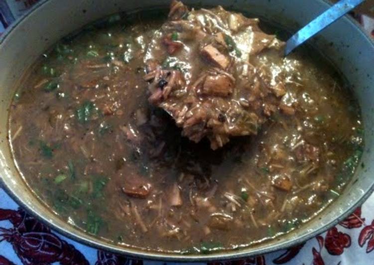 Simple Way to Prepare Super Quick Homemade Turkey Bone Gumbo