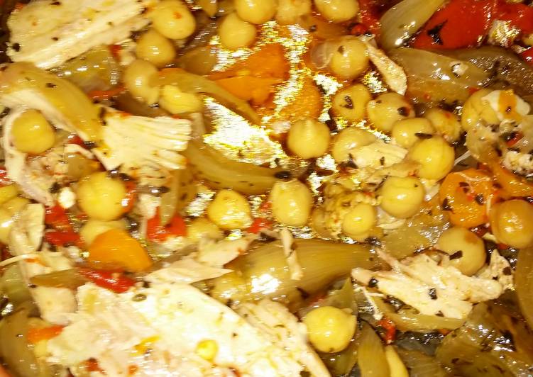Chicken with chick peas