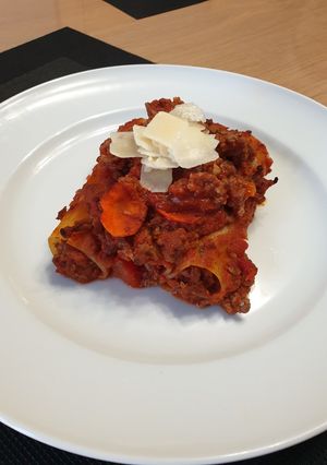 Une photo de Cannelloni à la bolognaise