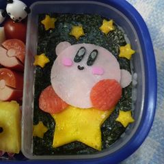 A picture of Simple Character Bento Kirby.
