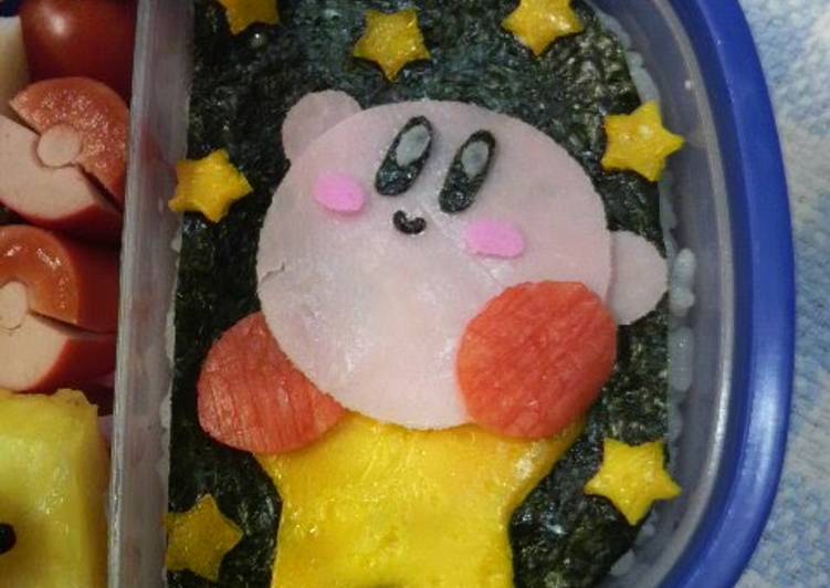 Recipe of Perfect Simple Character Bento Kirby