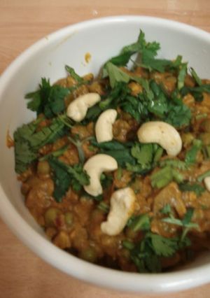 A picture of Vegan Friendly Nuts and Mushroom Curry.