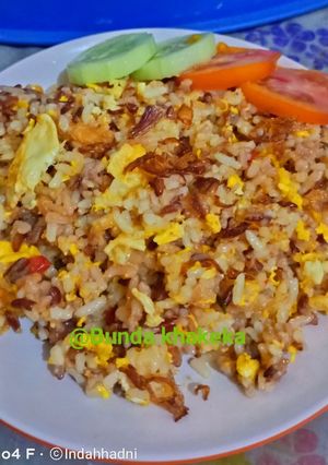 Foto resep Nasgor beras mix (beras merah&putih)