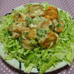 A picture of Lots of Green Onions! Our Family's Shrimp with Mayonnaise.