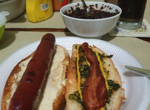 Una foto de Choripan, a mi manera, con ese chilito de 🌶 🌶 secos !!