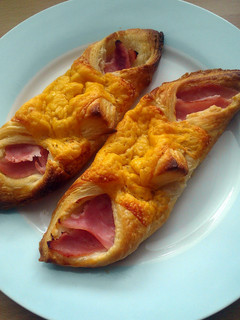 A picture of Vickys Cheese & Bacon Turnovers, GF DF EF SF NF.