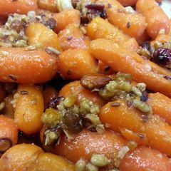 Buttered Carrots with Granola A picture of Buttered Carrots with Granola.