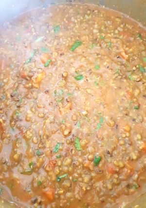 A picture of Instant pot mung beans.