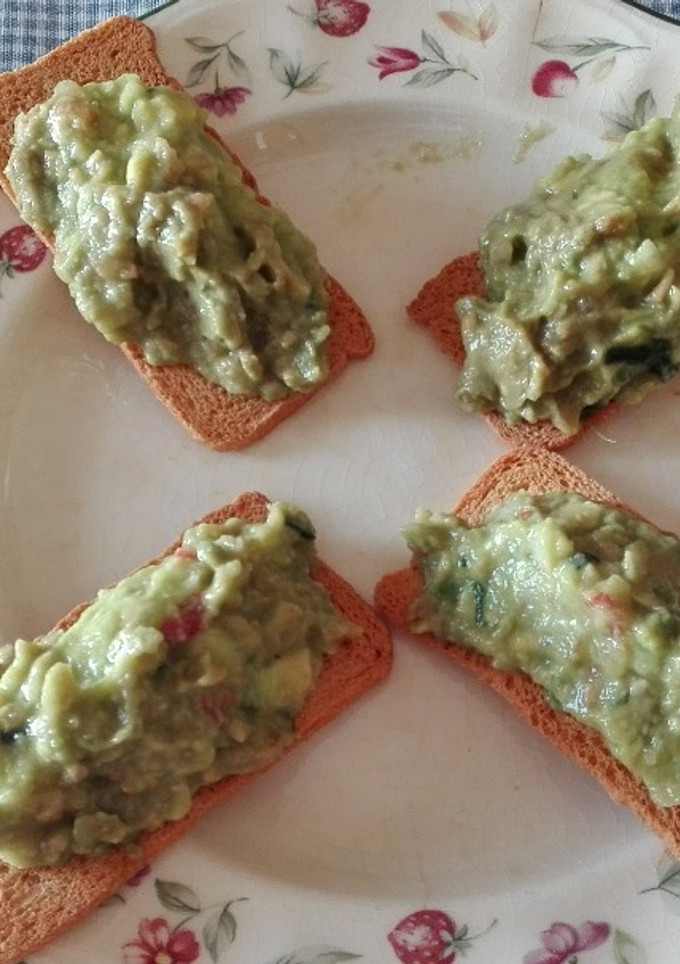 Una foto de Guacamole. Receta de Thermomix