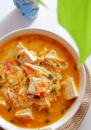 Foto resep Sup tahu pedas korea (sundubu Jjigae)
