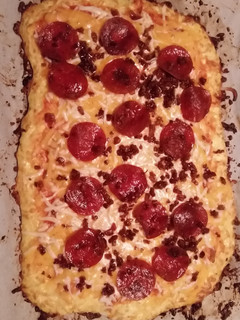 A picture of Cheese pizza crust (low carb).