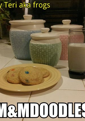 A picture of Teri's M&MDoodle Cookie.
