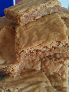 A picture of Vickys Blondies / Butterscotch Bars, GF DF EF SF NF.