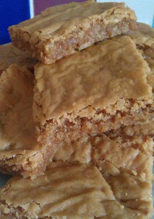 A picture of Vickys Blondies / Butterscotch Bars, GF DF EF SF NF.