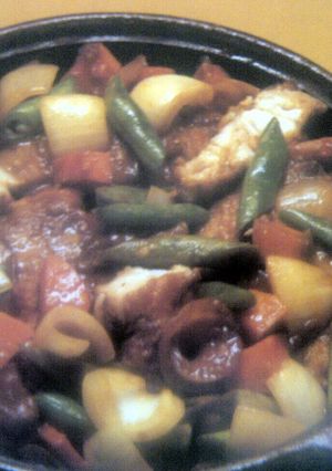A picture of Brown Stew Fish.