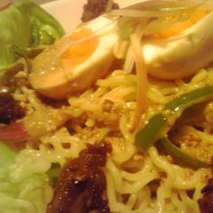 A picture of Ramen Salad with Sesame Dressing at Home.