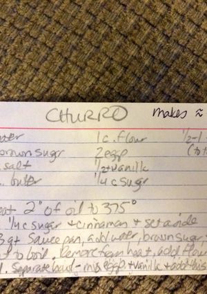 A picture of Churro.