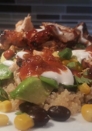 A picture of Bbq Chicken Quinoa Salad.