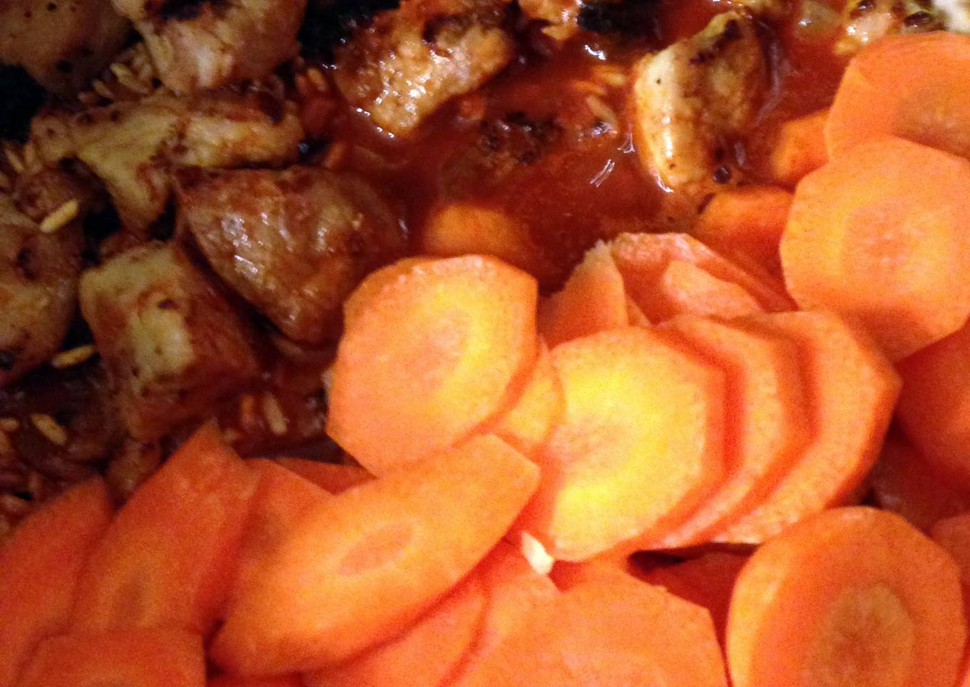 Arroz Amarillo con Carnitas/ Achiote Rice Supper with Pork Carnitas