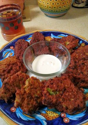 A picture of Zucchini Pancake Fritters.