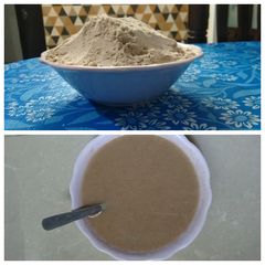 A picture of Homemade Health Mix and drink.