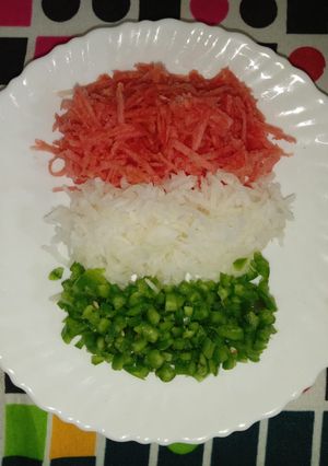 A picture of Tricolour salad.