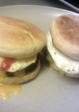 A picture of Mc breakfast muffin, available all day :-).