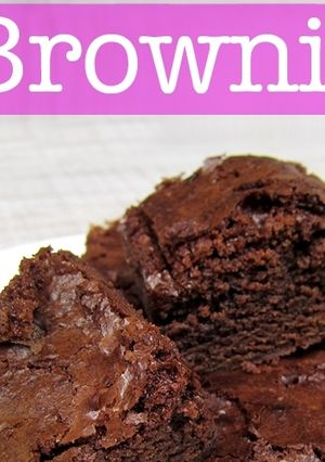 Una foto de Brownie de chocolate