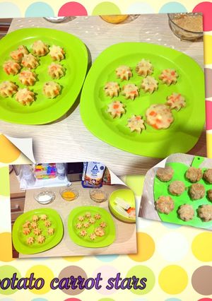 Foto resep Potato carrot stars ala Mommy Nickie ⭐️