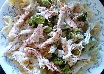 Latest Recipe Spicy  Sour Fettuccine Alfredo w Chicken Delicious Steady