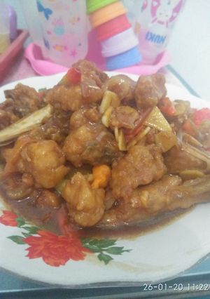 Foto resep Ayam tepung saus tiram