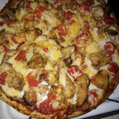 A picture of Easy and awesome homemade pizza.