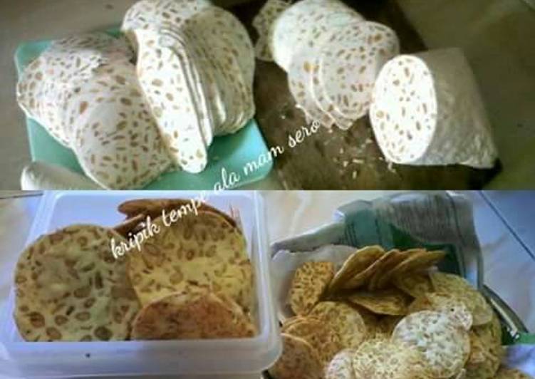 Bagaimana Menyiapkan Kripik tempe renyah gurih yang Lezat
