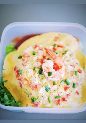 รูปของ ข้าวไข่เจียวทรงเครื่อง