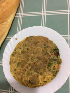 Una foto de Tortilla de verduras