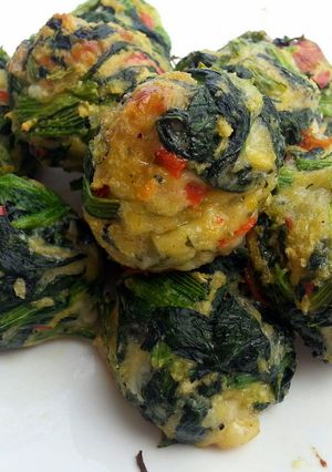 A picture of Spinach Balls.