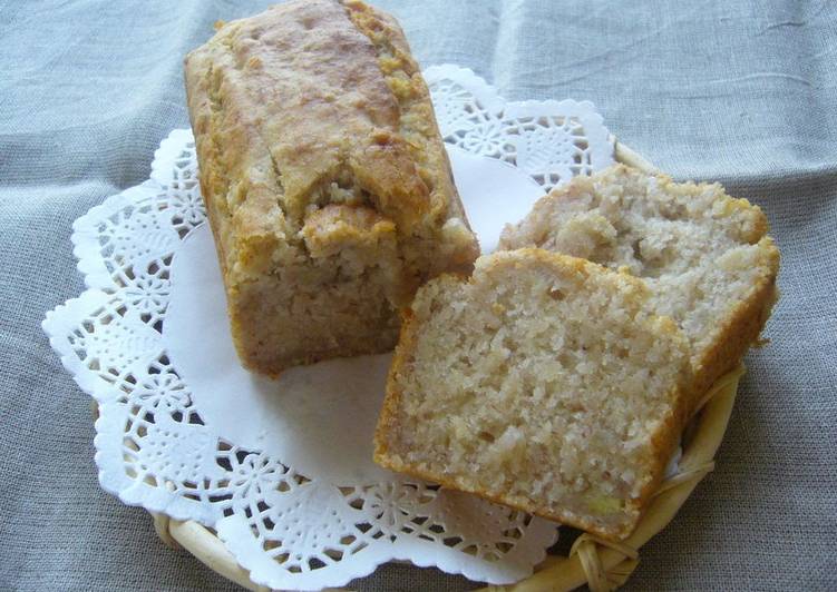 Easiest Way to Make Tasty Banana Pound Cake made with Rice Flour