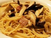 A picture of shiitake pasta