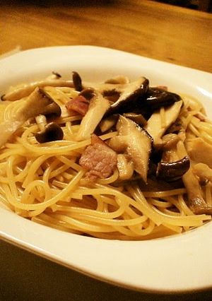 A picture of A Family Favorite! Mushroom Pasta.
