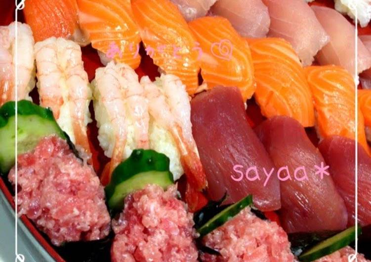 Luxurious Cost-Saving Recipe Nigiri Sushi