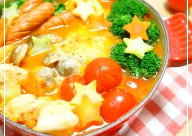 Steps to Make Perfect Italian Flavored Tomato Nabe (Hotpot)
