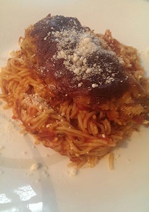 A picture of ~*Baked Chicken Parmesan*~.