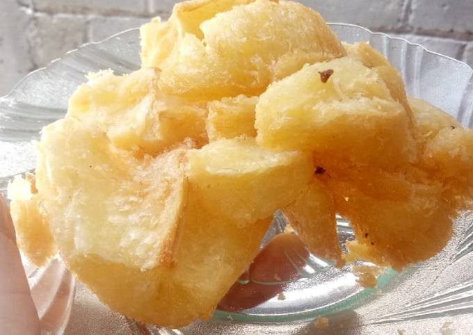 Cara Gampang Membuat Singkong keju merekah mewaaaahhh Anti Gagal