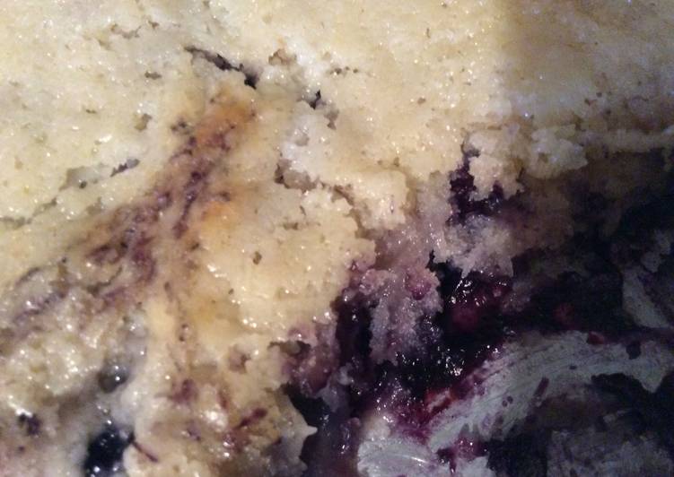 Recipe of Any-night-of-the-week Simple Blueberry Cobbler