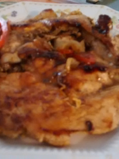 A picture of Semi spicy teriyaki chicken breasts.