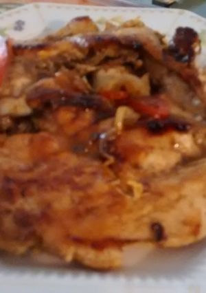 A picture of Semi spicy teriyaki chicken breasts.