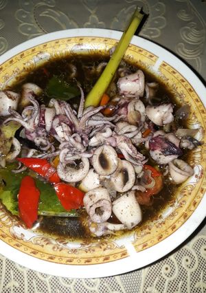 Foto resep Cumi masak hitam lezat