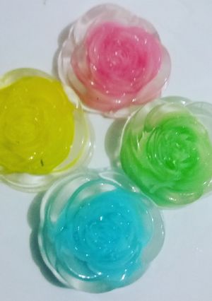 Foto resep Puding mawar kaca