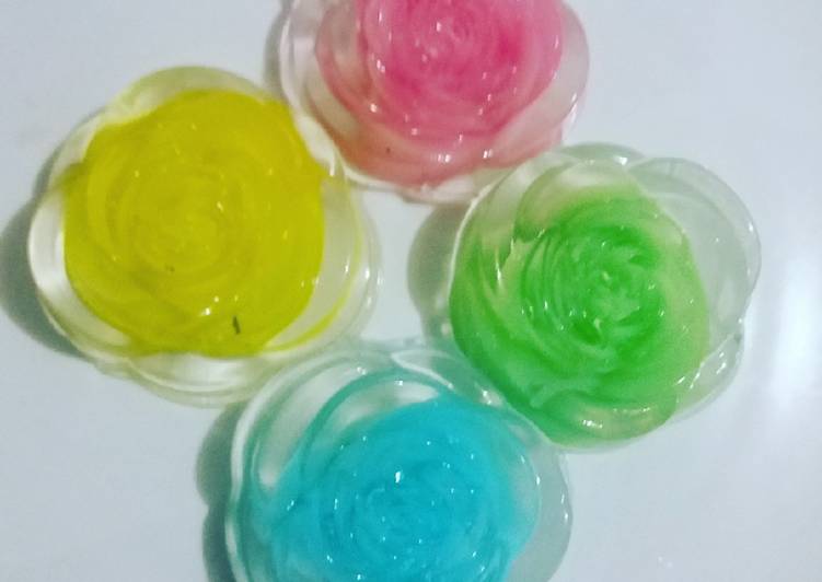 Bahan Puding mawar kaca | Resep Membuat Puding mawar kaca Yang Bisa Manjain Lidah