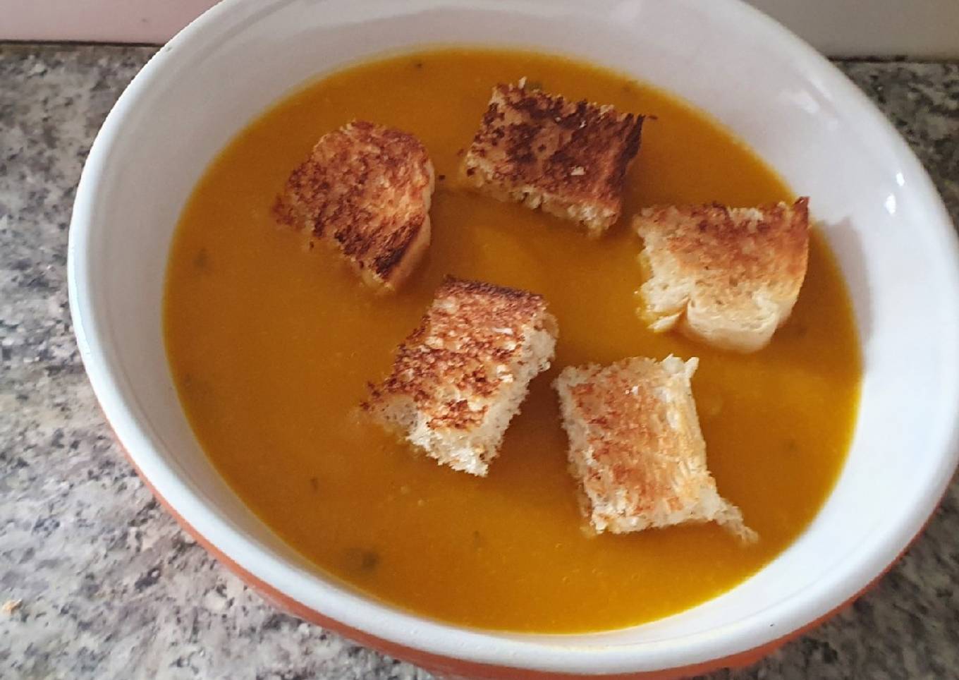 Crema de zapallo y verdura